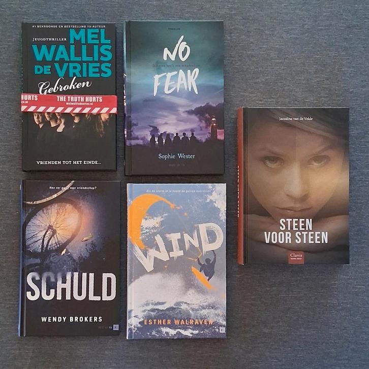 Boekenpakket van 5 jeugdboeken, Boeken, Kinderboeken | Jeugd | 13 jaar en ouder, Nieuw, Fictie, Verzenden