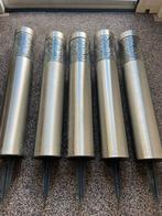 Vijf solar tuinlampen - 55cm hoog, Tuin en Terras, Zonne-energie, Minder dan 50 watt, Nieuw, Ophalen of Verzenden