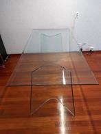 Prachtige Glazen eettafel, Ophalen, 50 tot 100 cm, Zo goed als nieuw, Vijf personen of meer
