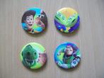 NIEUW! - Toy Story 3 button / buttons - 4 stuks - NIEUW!, Verzamelen, Disney, Ophalen of Verzenden, Overige figuren, Nieuw, Overige typen