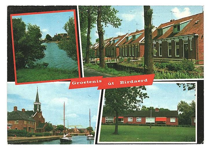 37704	Birdaerd	Friesland	 Leuke oude kaart 	Onbeschreven, Verzamelen, Ansichtkaarten | Nederland, Ongelopen, Friesland, 1960 tot 1980