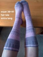 LEKKER WARM: Handgebreide wollen sokken, maat 39-41, Sokken en Kniesokken, Overige kleuren, Nieuw, Ophalen of Verzenden