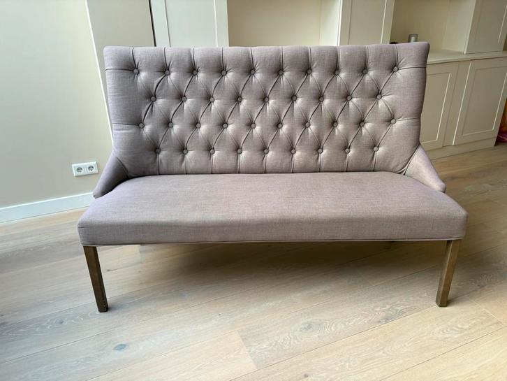 Taupe Eetkamer Bank Trendhopper, Huis en Inrichting, Complete eetkamers, Gebruikt, Minder dan 4 stoelen, Ophalen