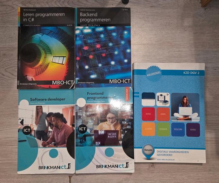ICT Boeken voor ICT opleiding zgan, Boeken, Studieboeken en Cursussen, Zo goed als nieuw, MBO, Beta, Ophalen of Verzenden