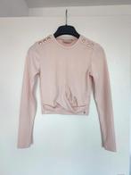 Long sleeve crop top Josh V Tasha, Ophalen of Verzenden, Nieuw, Roze, Lange mouw