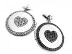 ZINZI Medallion hart ZIH724 zirconia, Sieraden, Tassen en Uiterlijk, Ophalen of Verzenden, Wit, Zilver, Overige voorstellingen