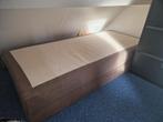 Boxspring, Huis en Inrichting, Slaapkamer | Boxsprings, Ophalen, Gebruikt, 90 cm, Bruin