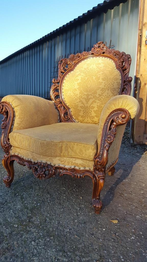 Barok bankstel met stoelen, Antiek en Kunst, Antiek | Meubels | Stoelen en Banken, Ophalen