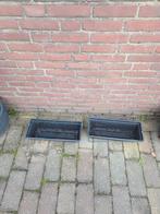 2 bakken voor 4 euro, Tuin en Terras, Bloembakken en Plantenbakken, Ophalen, Kunststof, Gebruikt, Minder dan 30 cm