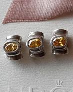 Pandora ovale lights geel.ECHT ALS NIEUW!!, Sieraden, Tassen en Uiterlijk, Bedels, Verzenden, Pandora, Zo goed als nieuw, 2 of 3 bedels