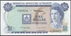 Bermuda One Dollar 02-01-1982, Ophalen of Verzenden, Noord-Amerika, Los biljet