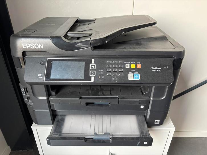 Epson Workforce WF-7620 All-in-One Printer, Computers en Software, Printers, Gebruikt, All-in-one, Inkjetprinter, Faxen, Draadloos