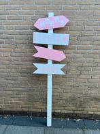 Geboortebord MEISJE te HUUR, Ophalen, Zo goed als nieuw