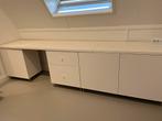 Ikea bureau met kasten, Ophalen, Zo goed als nieuw, Bureau