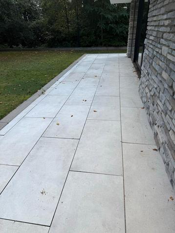 19 stuks Witte Keramische Buitentegels 120x60 20mm (13.7 m2) beschikbaar voor biedingen