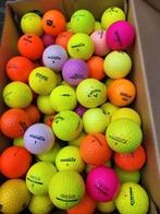 100 gekleurde golfballen goede kwaliteit, Sport en Fitness, Golf, Ophalen of Verzenden, Gebruikt, Bal(len)