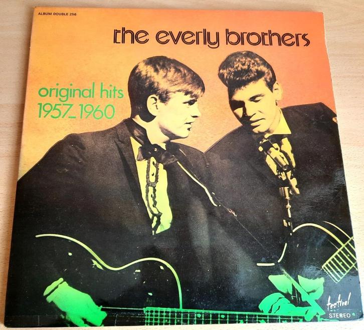 The Everly Brothers - Original Hits 1957-1960 - 2 Lp's izgs, Cd's en Dvd's, Vinyl | Rock, Zo goed als nieuw, Poprock, 12 inch