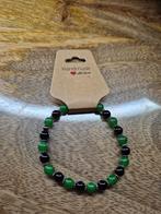 Handgemaakte armband groen zwart, Ophalen of Verzenden, Nieuw