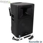 IBIZA RX18A-BT Mobiel Geluid-systeem 18 inch 1000 Watt, Overige merken, ., Overige typen, Nieuw