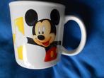Mickey Mouse beker H Disneyland Parijs, Overige typen, Gebruikt, Ophalen, Porselein