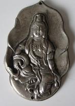 Bodhisattva Kwan Yin hanger. Tibetan zilver, Hanger, Zilver, Verzenden