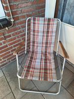 Vintage klapstoel, Caravans en Kamperen, Kampeermeubelen, Ophalen, Gebruikt, Campingstoel