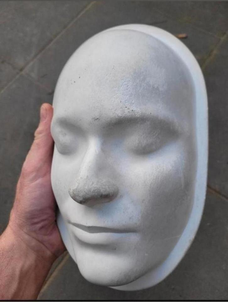 Doden masker - Death mask - Doods masker - Rariteitenkabinet, Verzamelen, Overige Verzamelen, Gebruikt, Ophalen of Verzenden