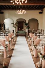 Stoeldecoratie bruiloft, Ophalen of Verzenden, Gebruikt, Versiering, Geboorte of Huwelijk