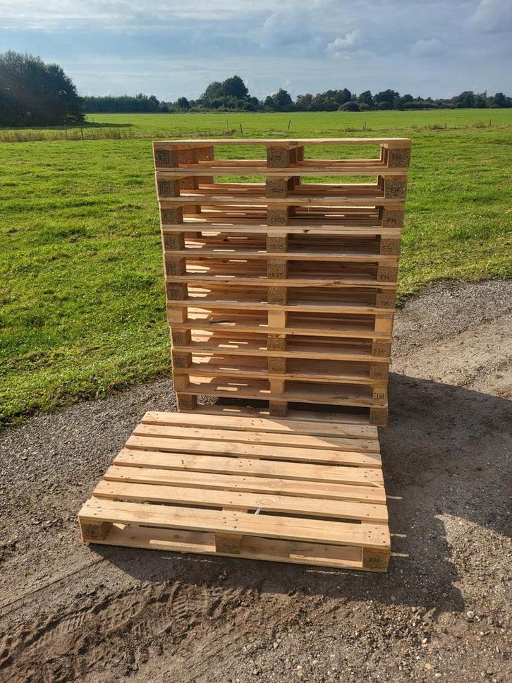 Stevige nette pallets, Doe-het-zelf en Verbouw, Hout en Planken, Zo goed als nieuw, Pallet, Overige houtsoorten, Minder dan 200 cm