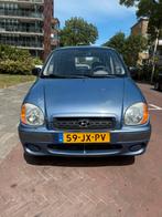 Hyundai Atos 1.0 I X Spirit AUT 2002 Blauw, Auto's, 15 km/l, Zwart, 4 cilinders, 833 kg
