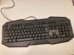 Toetsenbord gaming rode verlichting met muis, Gebruikt, Verzenden, Gaming toetsenbord, Trust