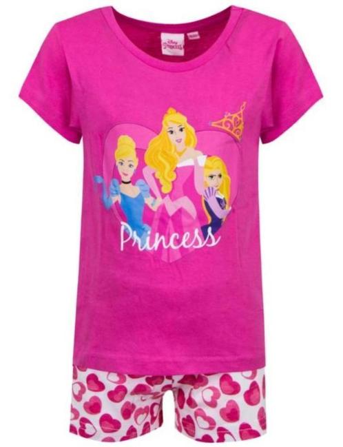 Disney Princess Shortama - Love - Maat 92-98-104-110-116, Kinderen en Baby's, Kinderkleding | Maat 110, Nieuw, Meisje, Nacht- of Onderkleding