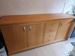 Blank Eiken Dressoir met bijpassende kasten, Ophalen, Gebruikt, Met deur(en), 150 tot 200 cm