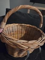Rieten fietsmand met Handvat, Fietsen en Brommers, Ophalen of Verzenden, Zo goed als nieuw, Fietsmand