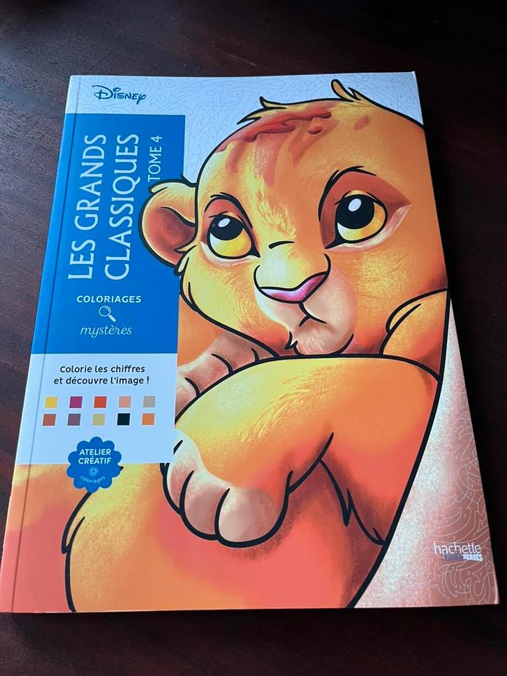 Kleurboek op nummer Les Grands Classiques Tome 4, Verzamelen, Disney, Nieuw, Ophalen of Verzenden