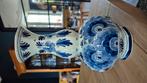 Prachtige vaas in Delfts blauw geen  porceleine fles. 26 cm, Ophalen of Verzenden