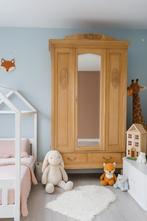 Massief eiken kleding linnen kind leg baby kast vintage art, Huis en Inrichting, Kasten | Kledingkasten, Ophalen, 100 tot 150 cm