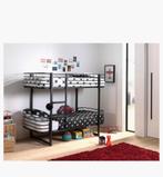 Stapelbed Buzz zwart, Huis en Inrichting, Slaapkamer | Stapelbedden en Hoogslapers, Ophalen, 90 cm, 160 tot 180 cm, Tweepersoons