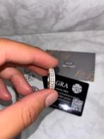 Half Moissanite Eternity Ring - Zilver, Maat 8, Sieraden, Tassen en Uiterlijk, Ringen, 18 tot 19, Verzenden, Nieuw, Dame of Heer