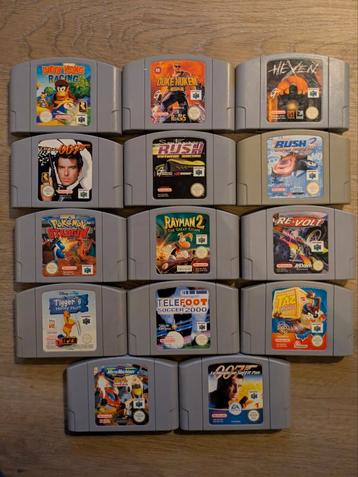 N64 Games - 20€ per stuk beschikbaar voor biedingen
