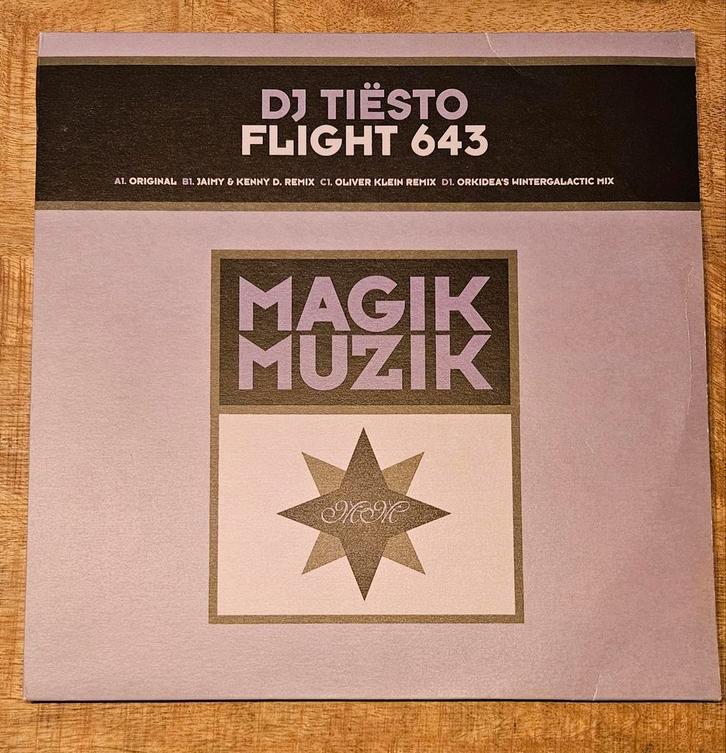 Tiësto - Flight 643 2x12" Vinyl, Cd's en Dvd's, Vinyl | Dance en House, Zo goed als nieuw, Techno of Trance, 12 inch, Ophalen of Verzenden