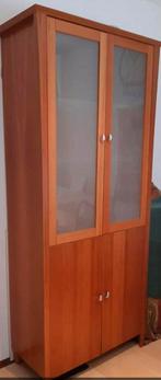 Buffet/servies-kast kersenhout, Met deur(en), Glas, 25 tot 50 cm, 100 tot 150 cm