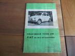 Vraagbaak Fiat 500, Fiat 500 D, 500 Giardiniera 1957-1965, Ophalen of Verzenden