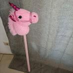 Roze eenhoorn stokpaard stokpaardje met geluid **, Ophalen of Verzenden, Nieuw