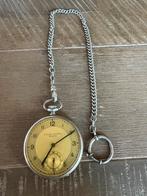 Zilveren zakhorloge met inscriptie  Limburgse staatsmijnen, Ophalen, Zilver