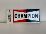 CHAMPION bougie oud reclamebord, Verzamelen, Merken en Reclamevoorwerpen, Reclamebord, Gebruikt, Ophalen of Verzenden, Nvt