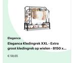 Kledingrek XXL op wielen, Kleding | Dames, Kledingrekken, Ophalen of Verzenden, Met wielen, Nieuw