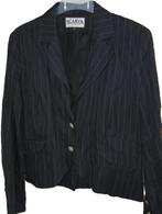 Prachtig SCARVA jasje blauw krijtstreep 42 - was 230 euro, Scarva, Maat 42/44 (L), Zo goed als nieuw, Jasje