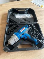 HBM Elektrische slagmoersleutelset compleet, Auto diversen, Autogereedschap, Ophalen of Verzenden, Zo goed als nieuw