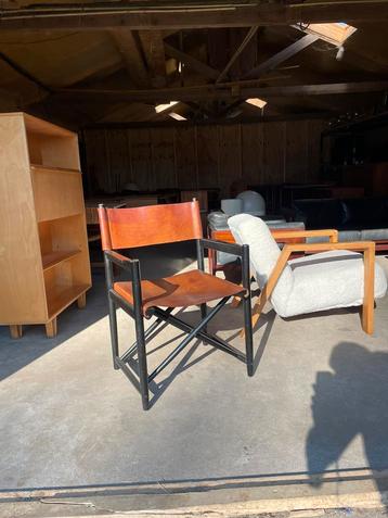 Kurt Culetto vintage design stoel mod. 903 hout tuigleer beschikbaar voor biedingen